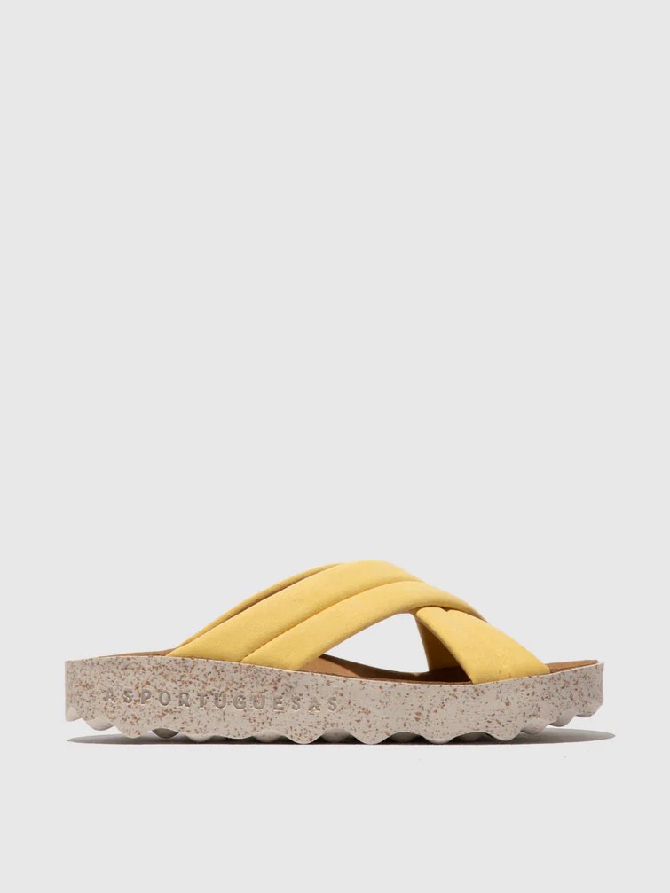 Chinelo Cruzado CURR Amarelo - AsPortuguesas  1