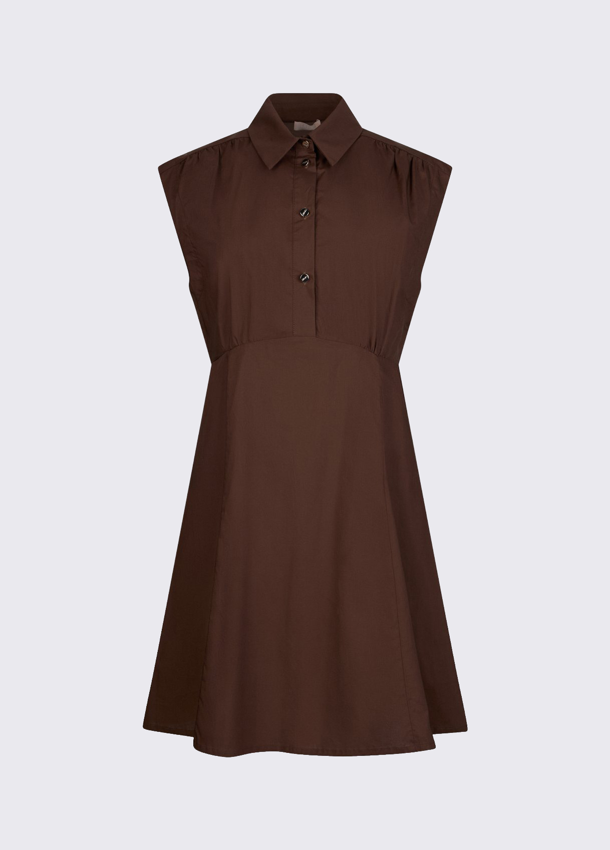 Vestido Curto Popeline Castanho - LIU JO 5