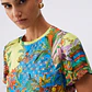 Blusa Manga Curta Estampada Multicolor - LIU JO  - Thumbnail 3
