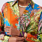 Camisa em Cetim Estampada Multi - Liu Jo  - Thumbnail 6