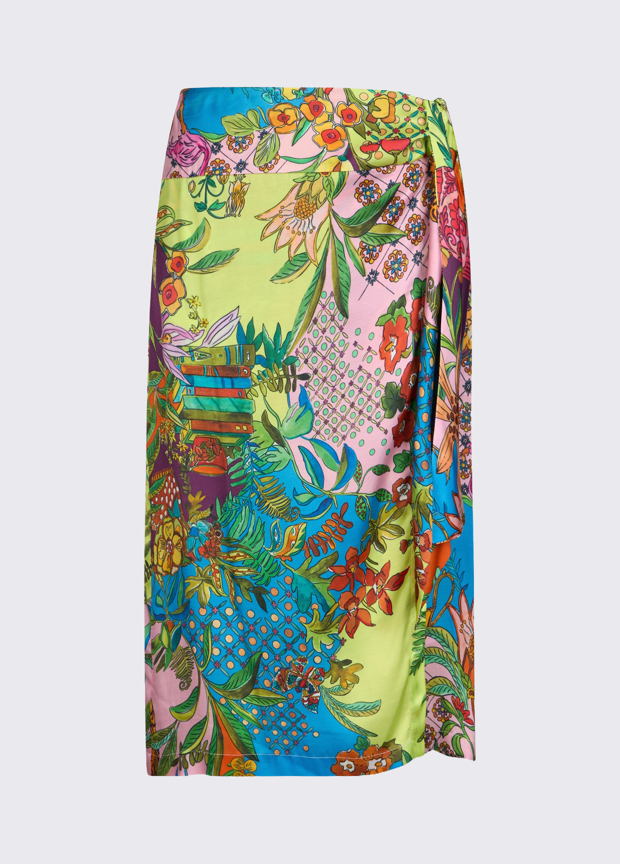 Saia Midi Acetinada Estampada - LIU JO 6