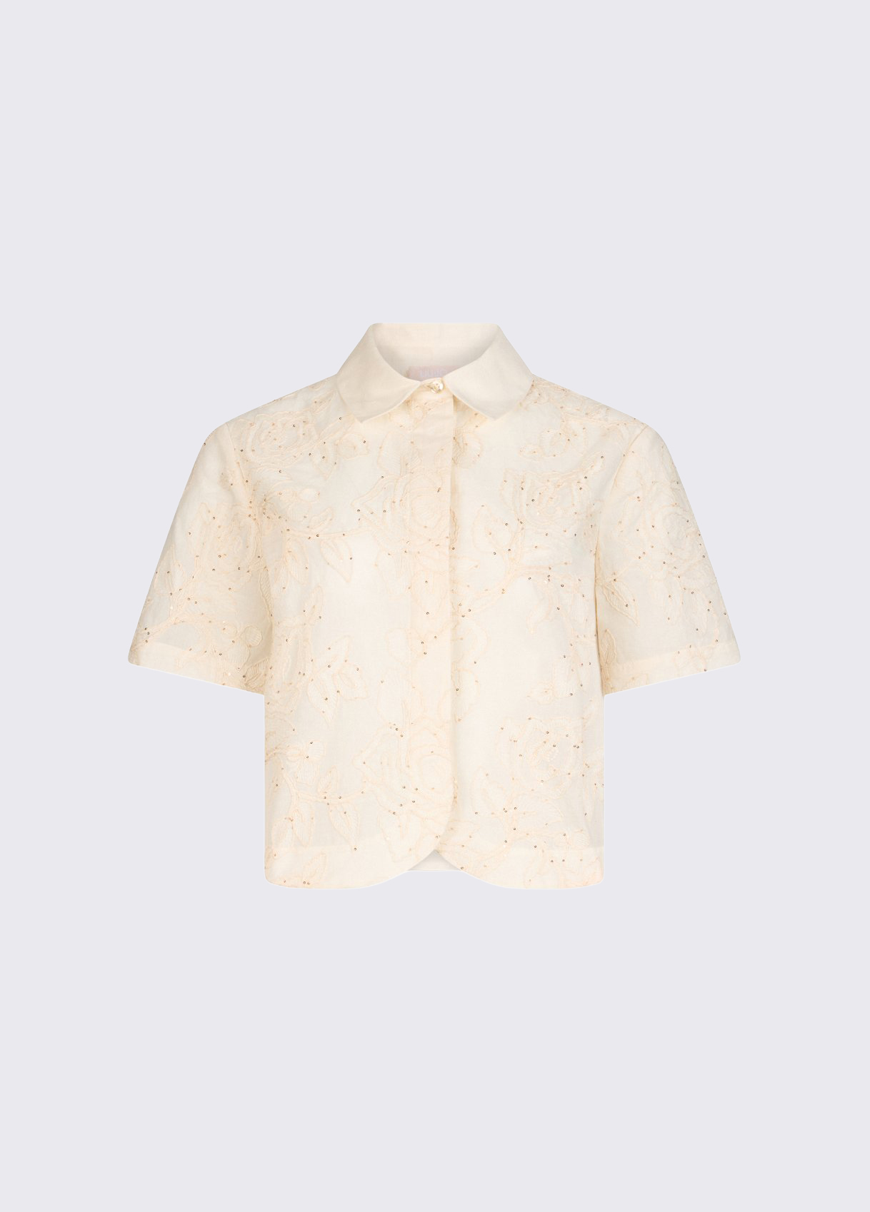 Camisa Bordada Creme - Liu Jo  5