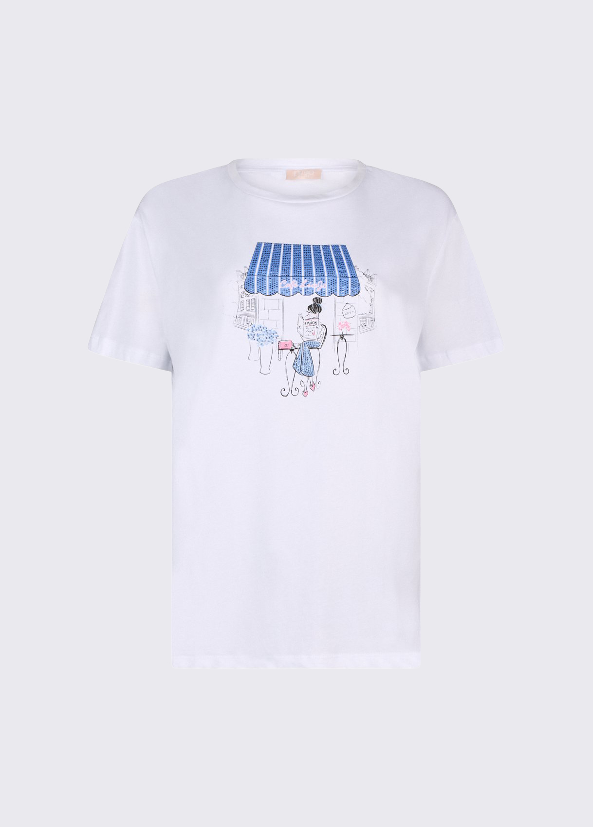 T-shirt CAFÉ Branco - LIU JO   4