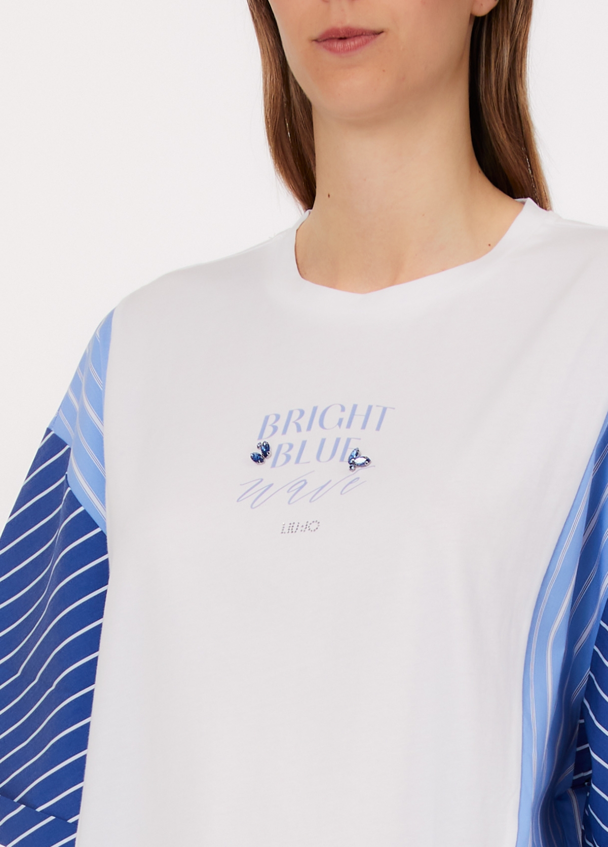 T-shirt Mangas Balão Branco - LIU JO 3