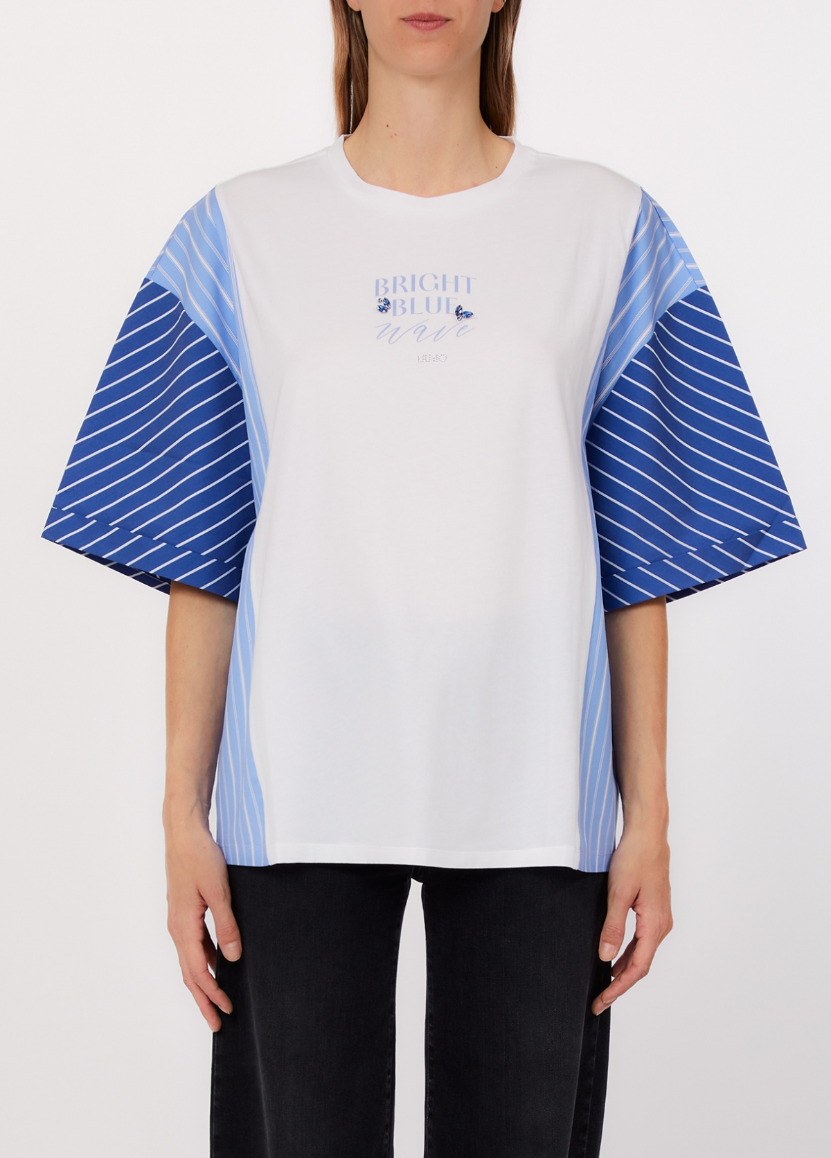 T-shirt Mangas Balão Branco - LIU JO 1