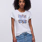 T-shirt Estampada Flores Azul - LIU JO  - Thumbnail 1
