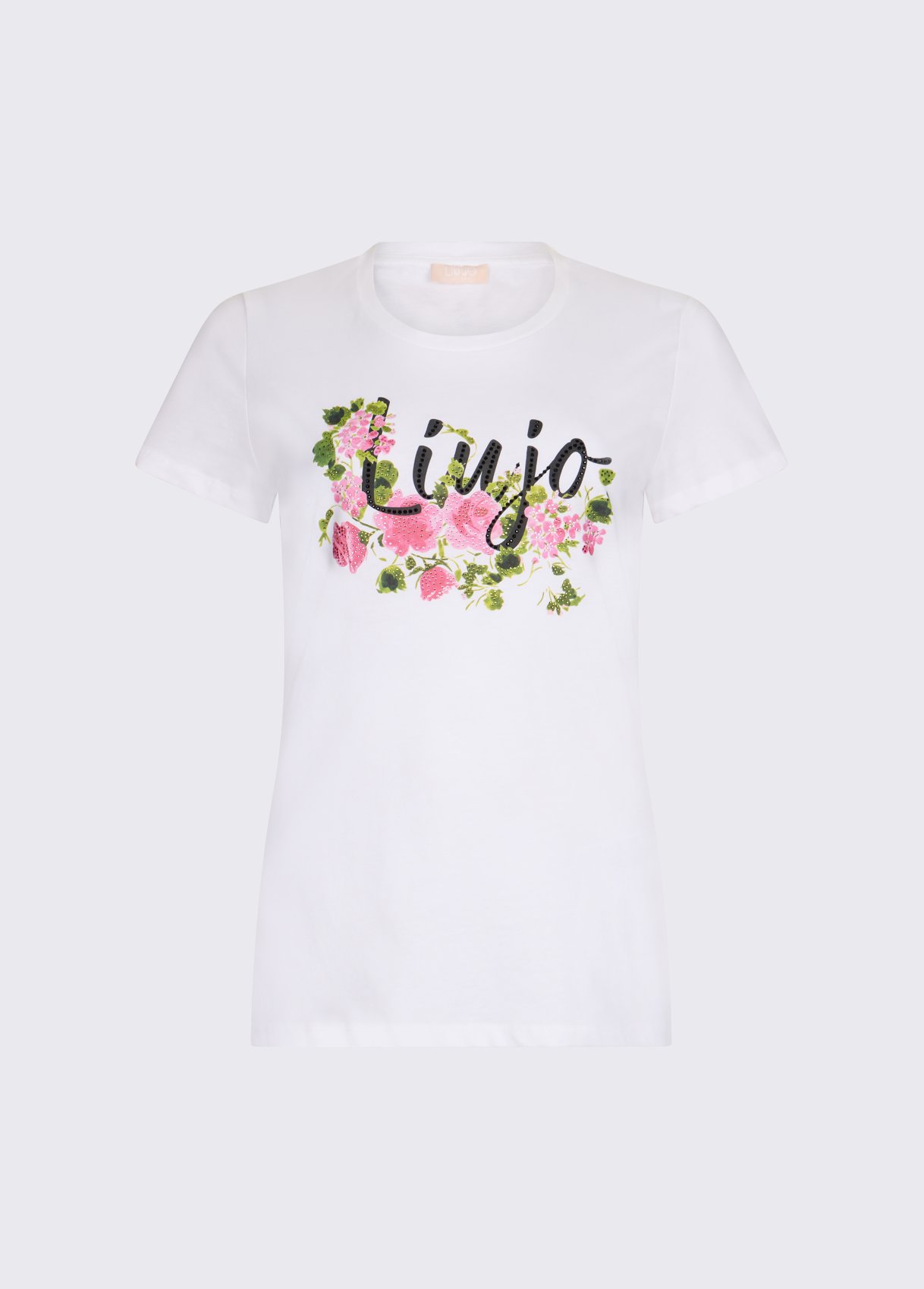 T-shirt Estampada Flores Rosa - LIU JO   6