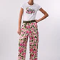 T-shirt Estampada Flores Rosa - LIU JO   - Thumbnail 5
