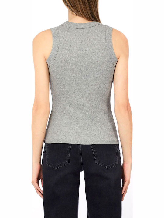 Top Canelado com Strass Cinza - LIU JO  4