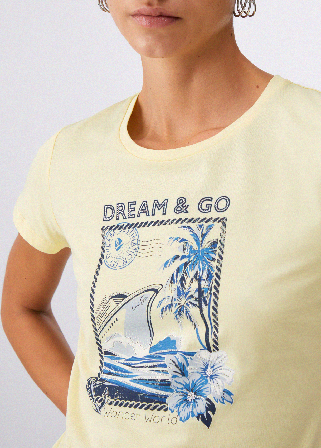 T-shirt Selos Amarelo - LIU JO  3