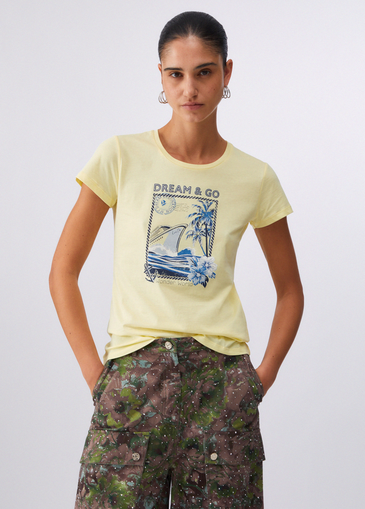 T-shirt Selos Amarelo - LIU JO  1