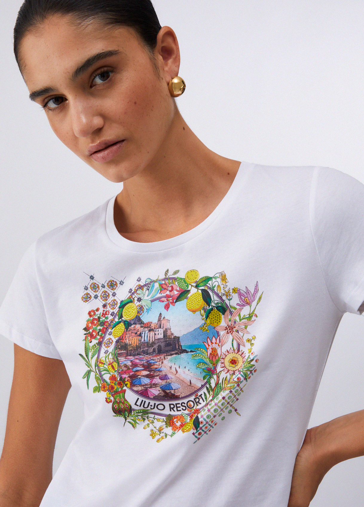 T-shirt Resort Branco - LIU JO 2