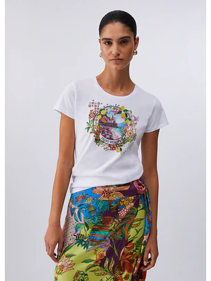 T-shirt Resort Branco - LIU JO