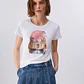 T-shirt Explore Taj Mahal Branco - LIU JO  - Thumbnail 1