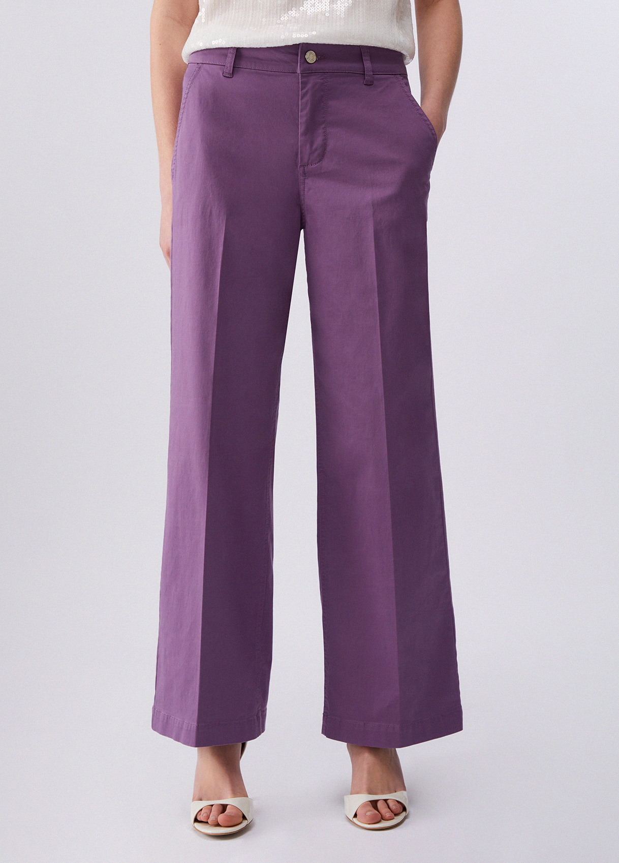 Calças Largas Roxo - LIU JO 1