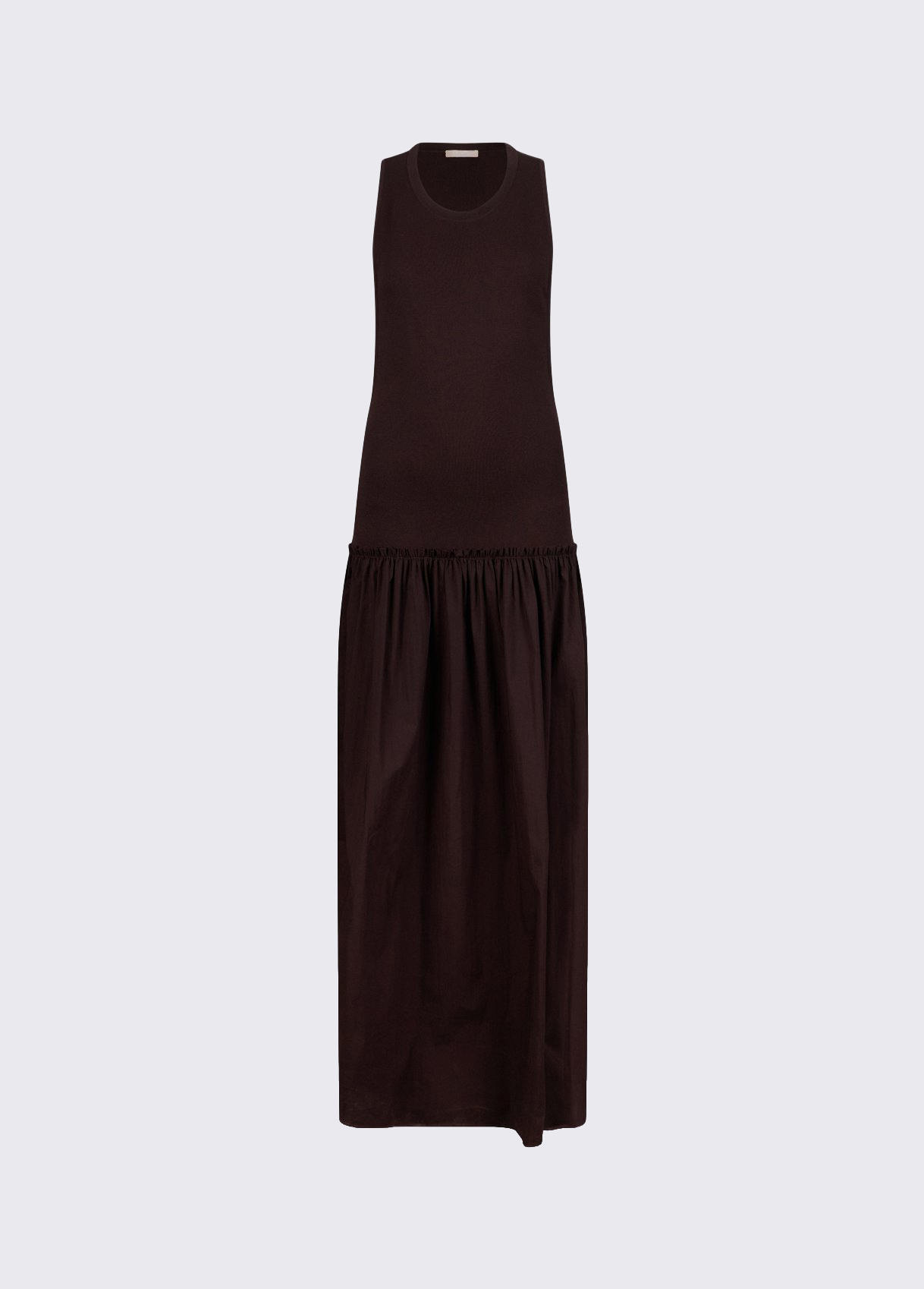 Vestido Comprido Alças Castanho - LIU JO  4