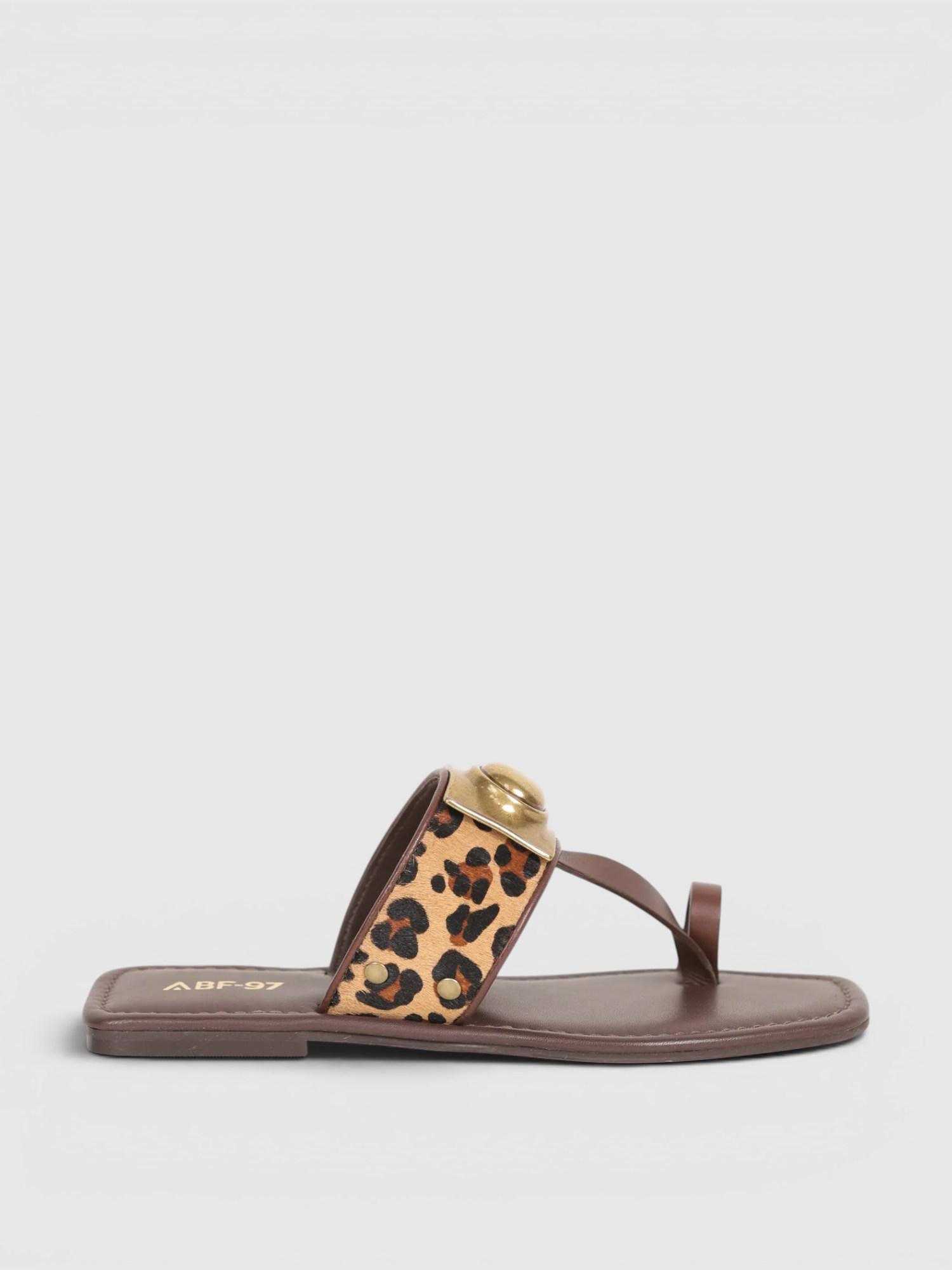 Chinelo KS.26.27 Animal Print Castanho - ABF-97 by exé  1