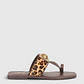 Chinelo KS.26.27 Animal Print Castanho - ABF-97 by exé  - Thumbnail 1