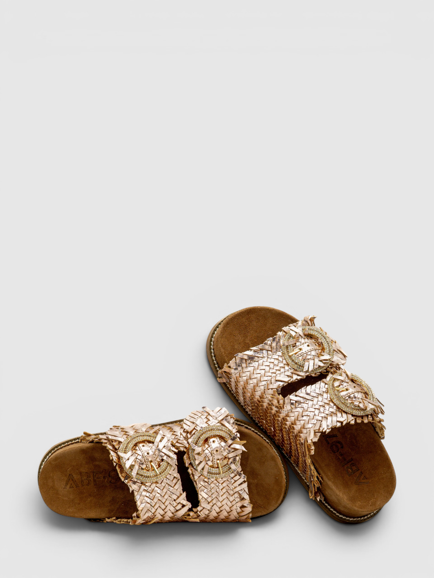Chinelo Platafoma 2428-HELL Dourado - ABF-97 by exé  4