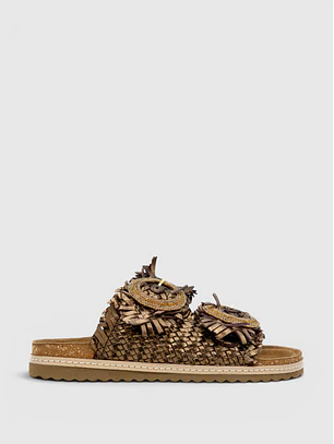 Chinelo 2302 Welt Castanho / Bronze - ABF-97 by exé - COPIE