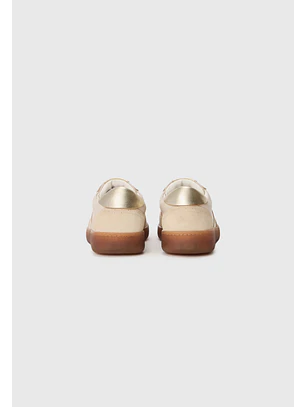 Ténis MARGOT Bege e Dourado - Valentino 