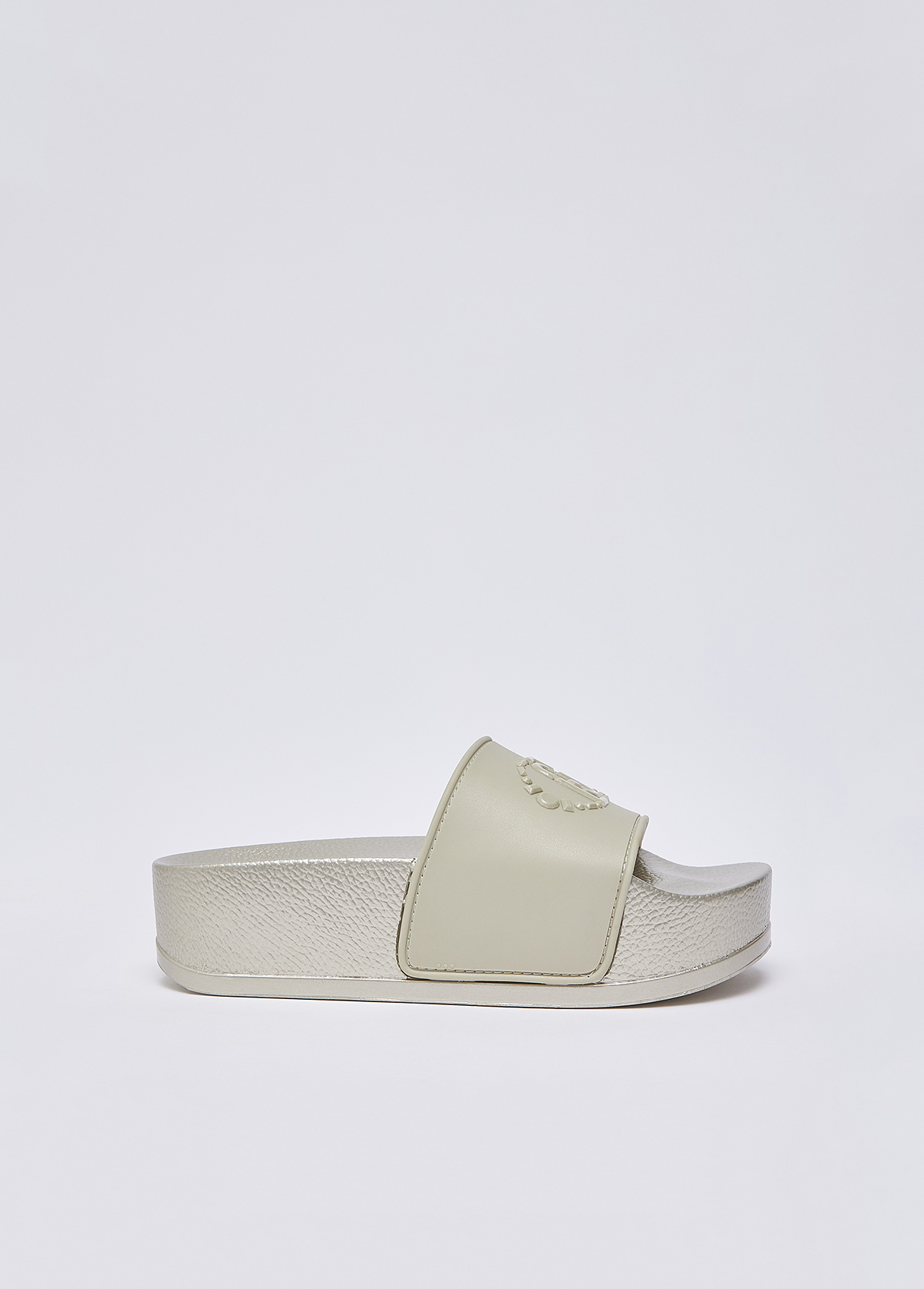 Chinelo de Plataforma Mykonos 01 Dourado - Liu Jo  1