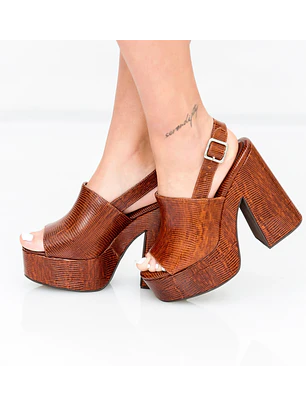 Sandália Salto Largo Mattix - Jeffrey Campbell