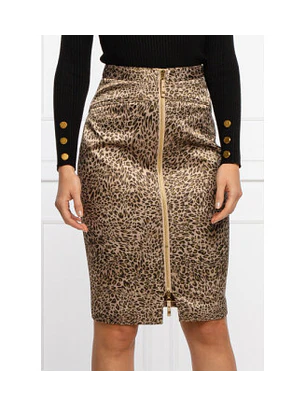 Saia Lápis Animal Print - Guess Marciano