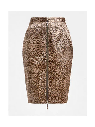 Saia Lápis Animal Print - Guess Marciano