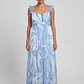 Vestido Folhos nas Alças Marble  - SAHOCO - Miniatura 1