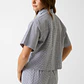 Camisa Manga Curta Vichy Preto - Guess - Thumbnail 5