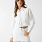 Casaco Camisa em Ganga Branco - Guess - Thumbnail 2