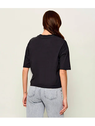 T-shirt QUIERO AMOR Preto - Guess 