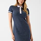 Vestido Curto Riscas Azul - Guess  - thumbnail 1