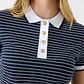 Polo ALPHONSINE Azul Riscas - Guess  - Miniatura 4