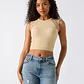 Top Canelado MILLIE Bege - Guess  - Miniatura 1