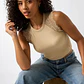 Top Canelado MILLIE Bege - Guess  - Miniatura 3