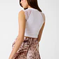 Top Canelado MILLIE Branco - Guess  - Thumbnail 2