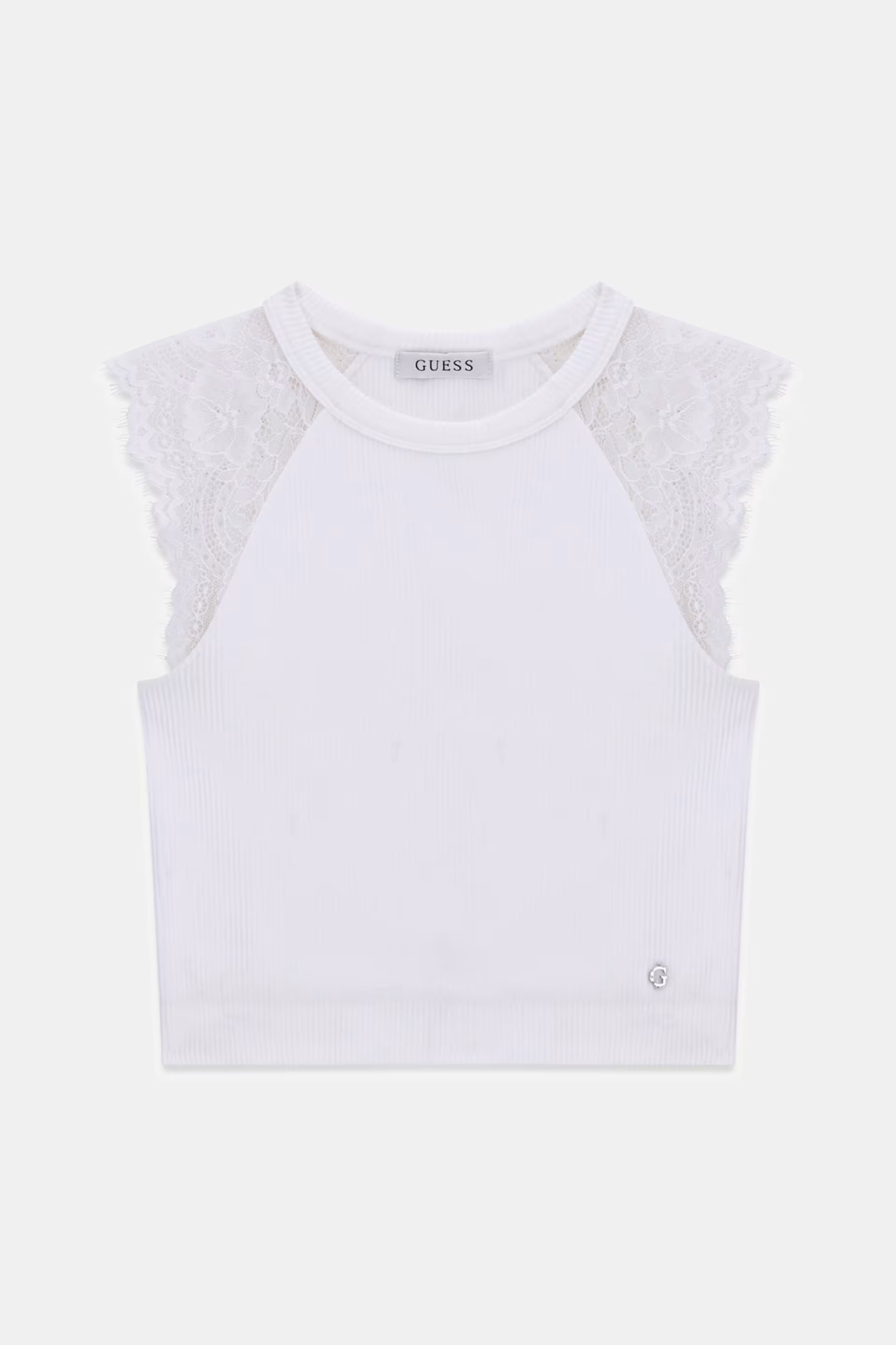 Top Canelado MILLIE Branco - Guess  4