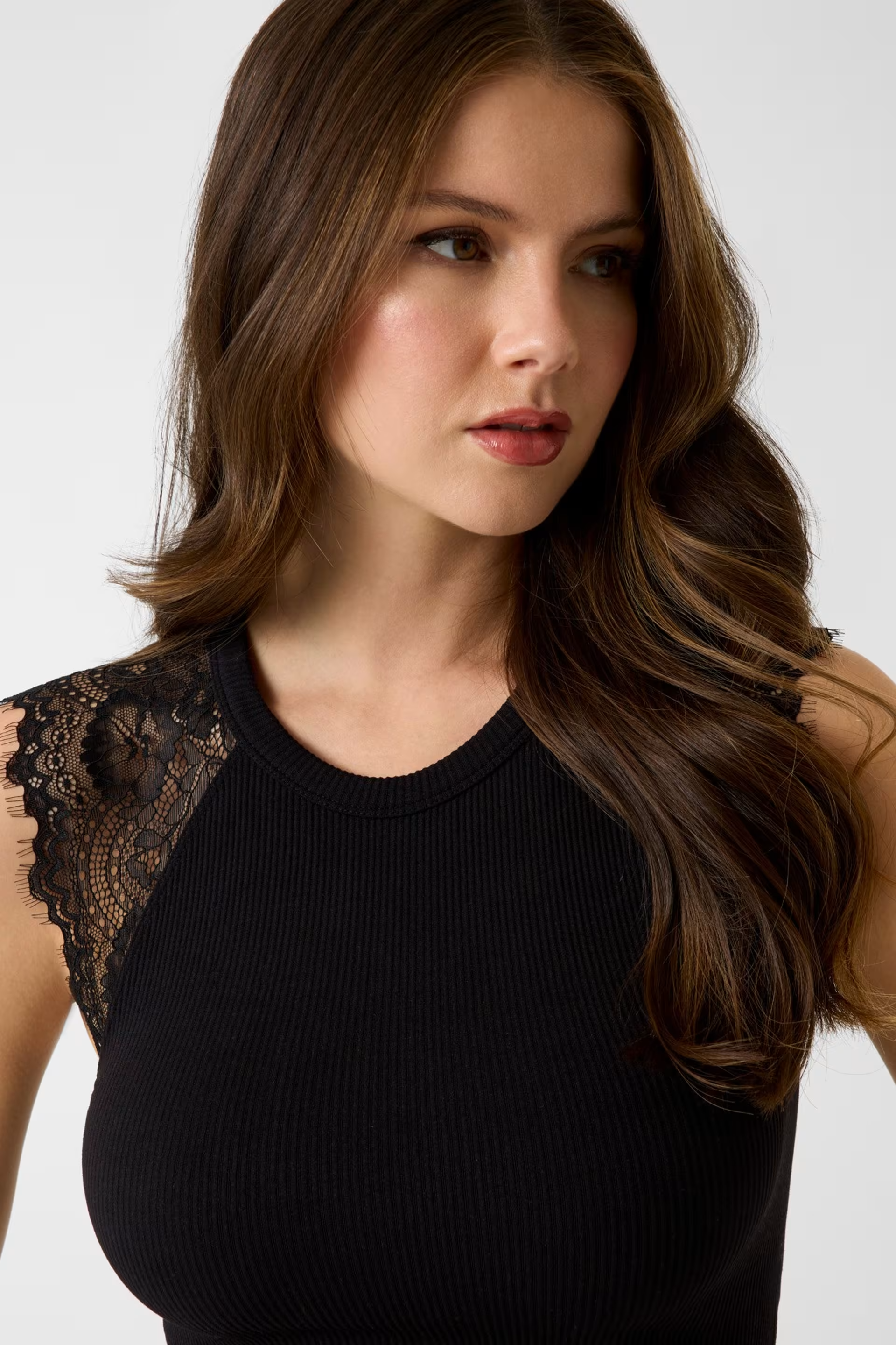 Top Canelado MILLIE Preto - Guess  5