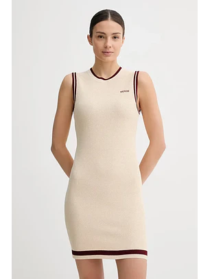 Vestido Justo GABRY Bege e Bordeaux - Guess