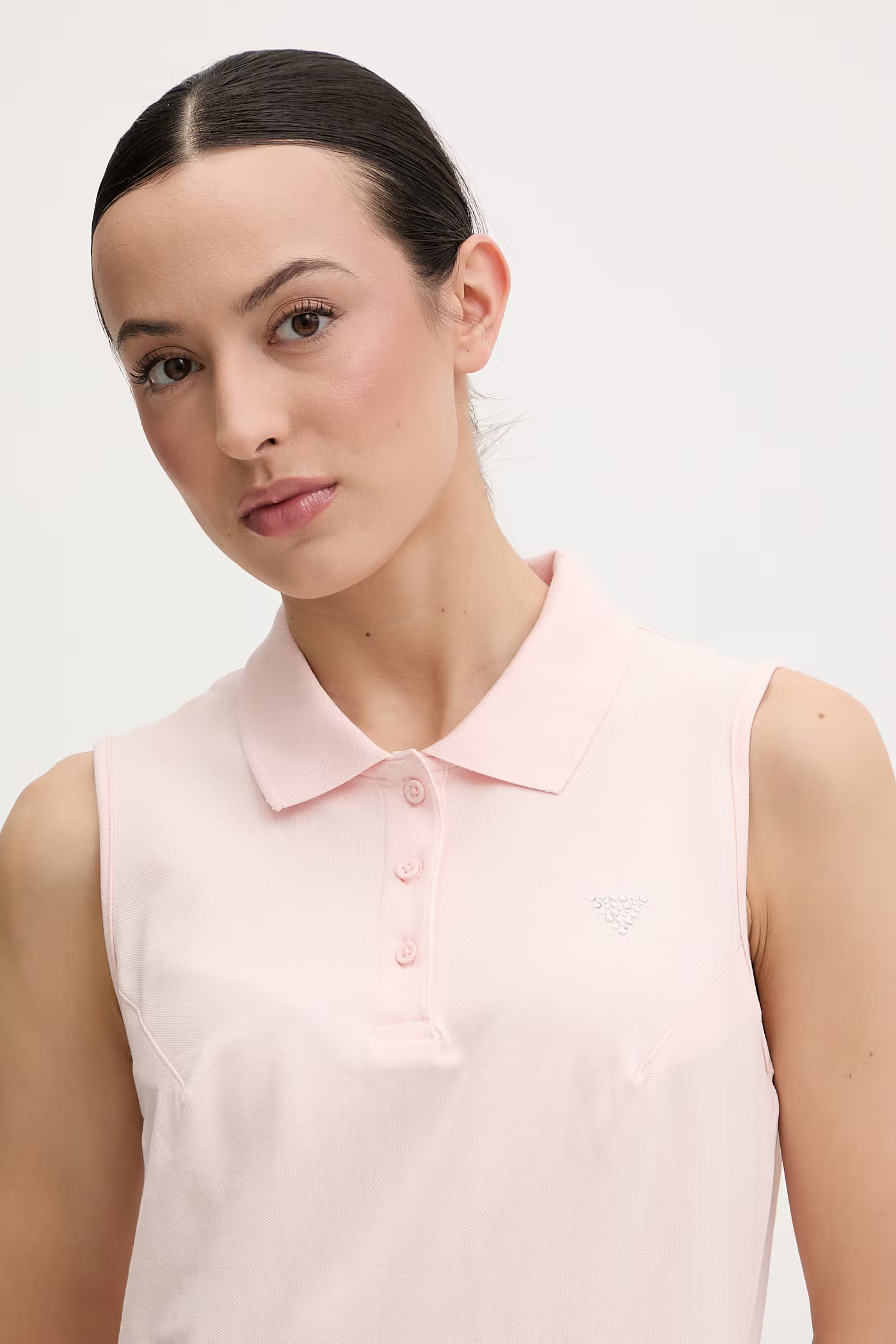 Vestido SILVY Curto Polo Rosa - Guess  4