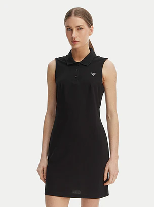 Vestido SILVY Curto Polo Preto - Guess