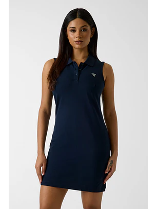 Vestido SILVY Curto Polo Azul Escuro - Guess 
