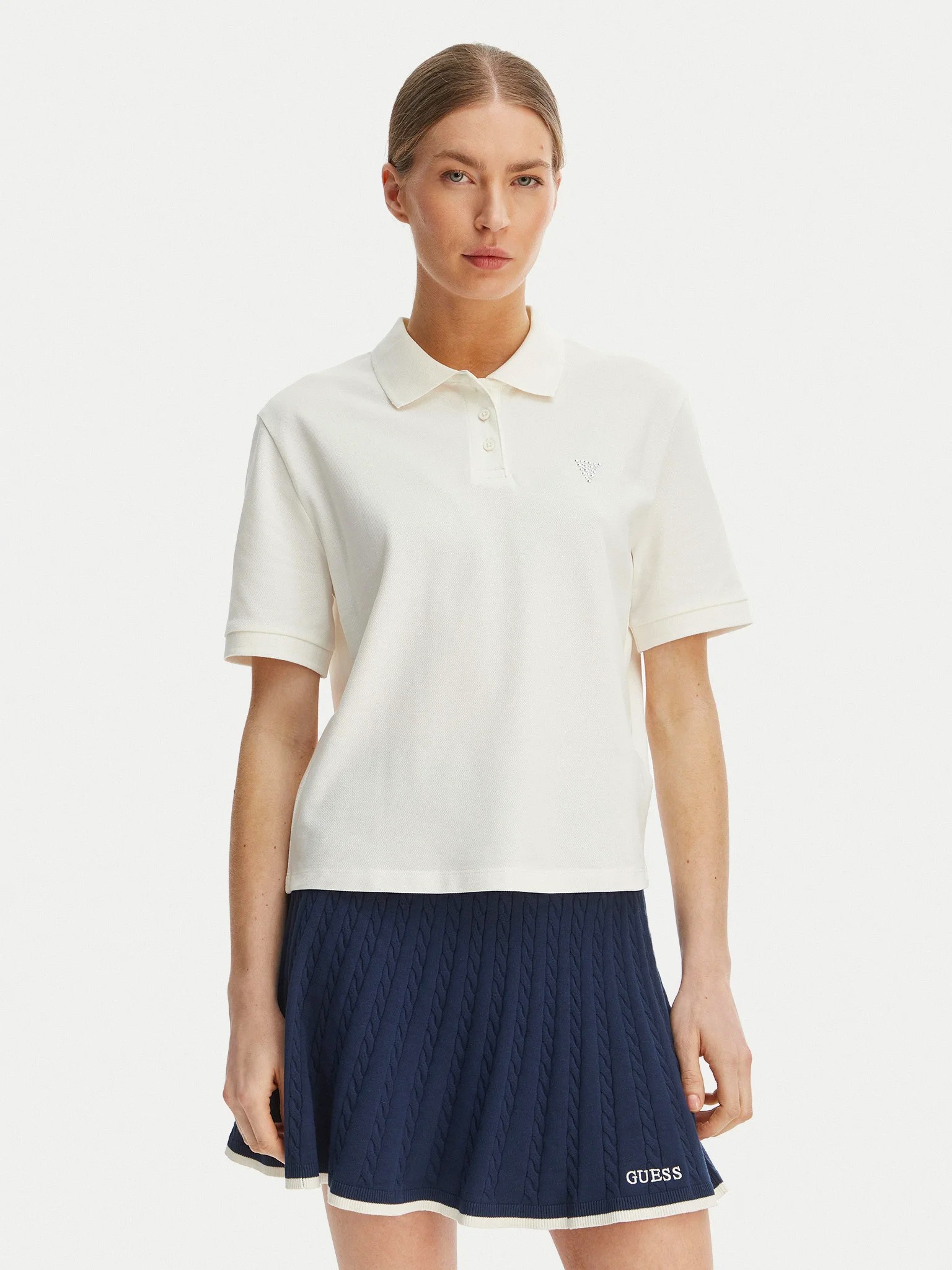 Polo Solto SILVY Branco - Guess  1