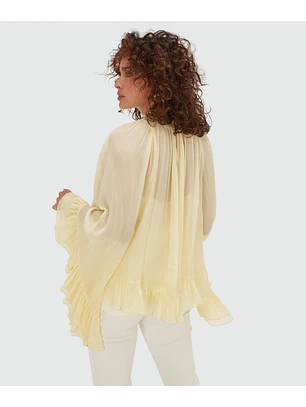 Blusa Manga Comprida OIVA Amarelo - Josh V 