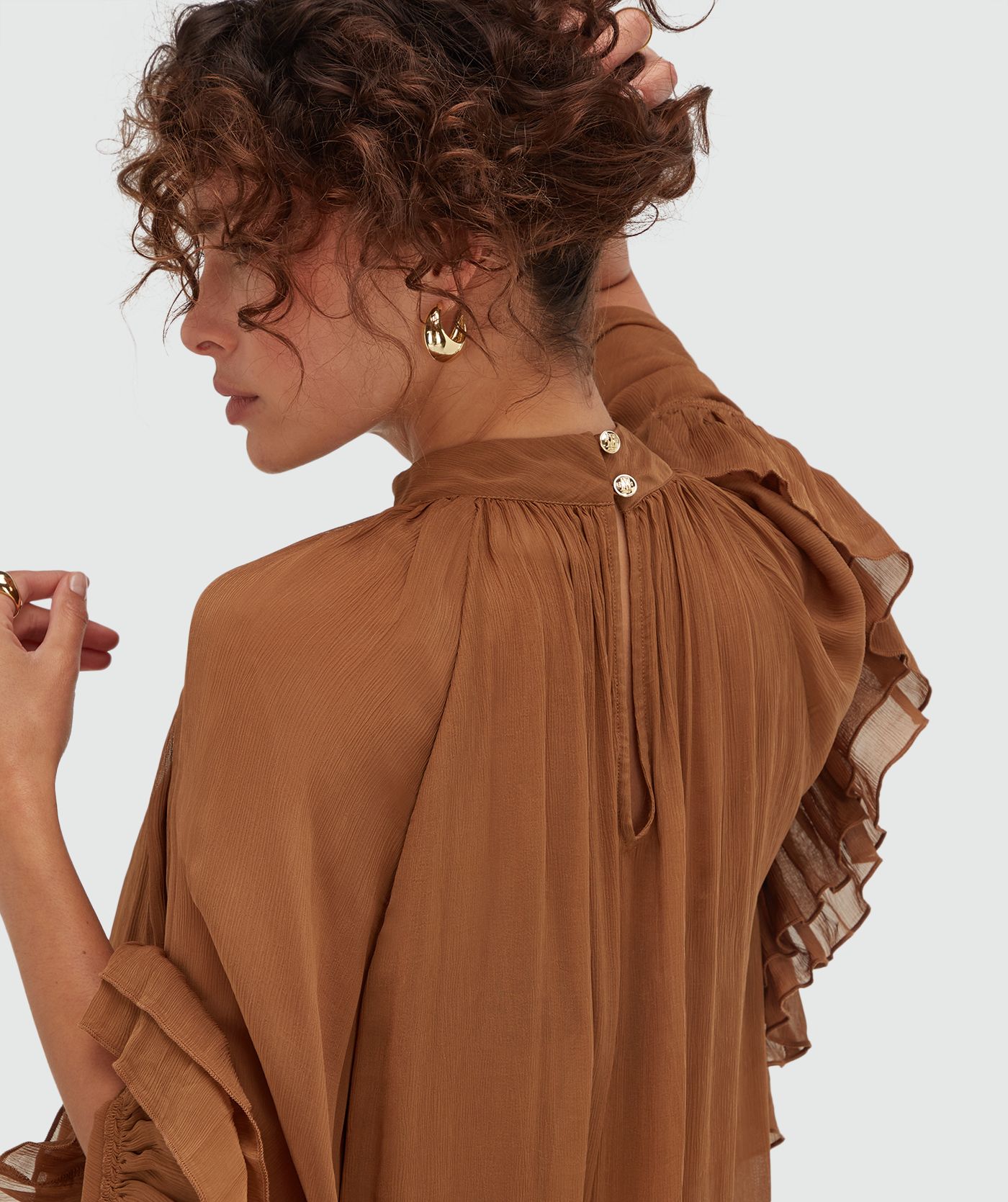 Blusa Manga Comprida OIVA Camel - Josh V  2
