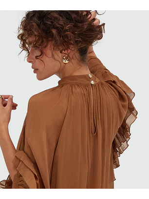 Blusa Manga Comprida OIVA Camel - Josh V 