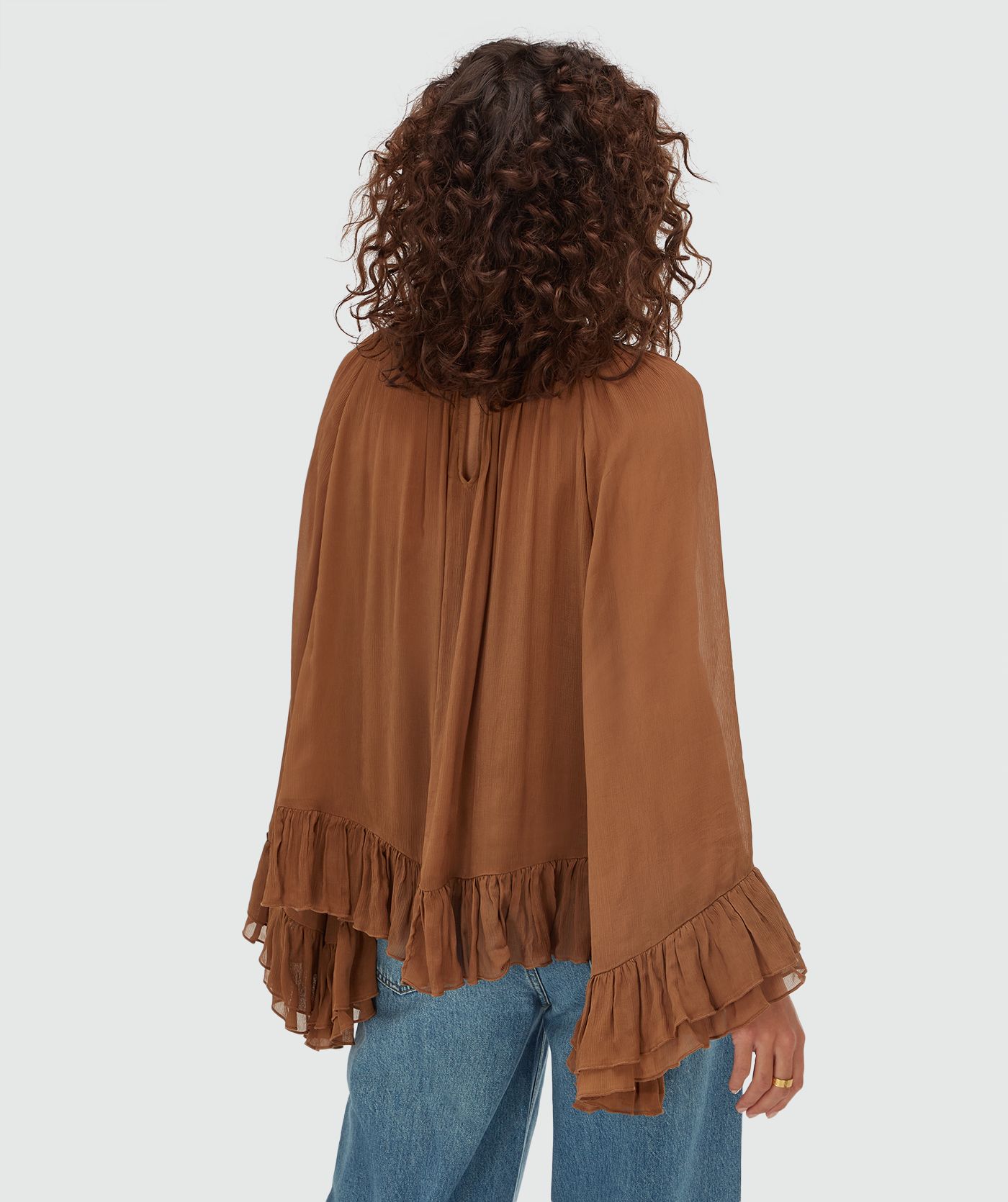 Blusa Manga Comprida OIVA Camel - Josh V  3