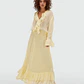 Vestido Comprido GISELE Amarelo - Josh V - Miniatura 1